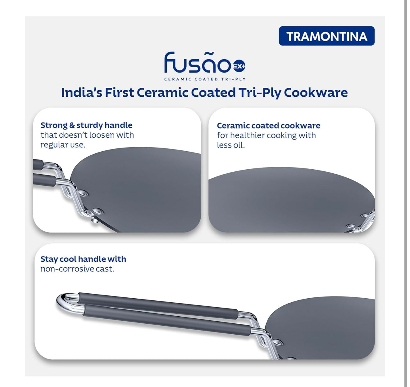 Stay Cool Handle I 10 Year Warranty*, Silver