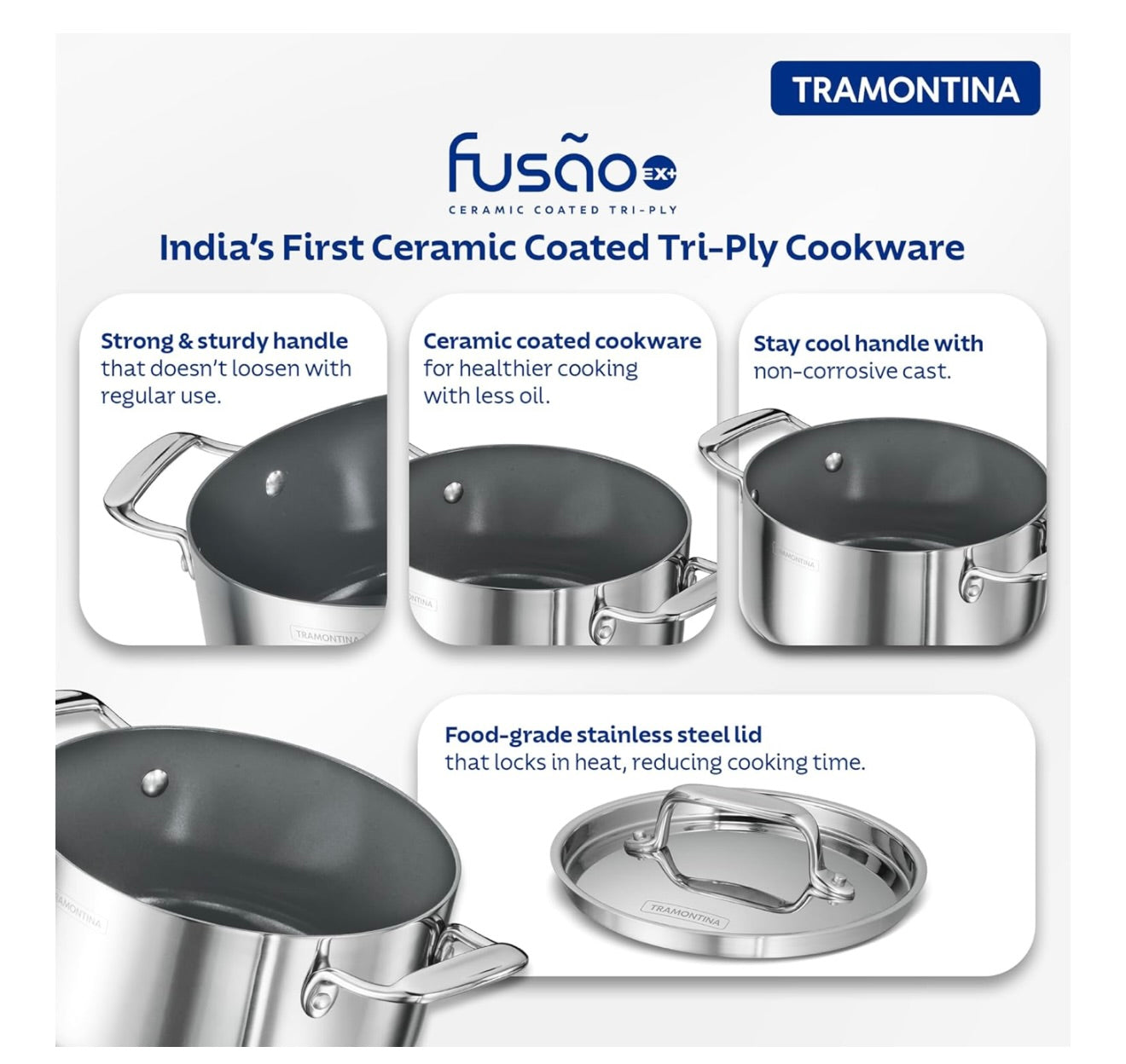 Stay Cool Handle I 10 Year Warranty* By Brand, Silver