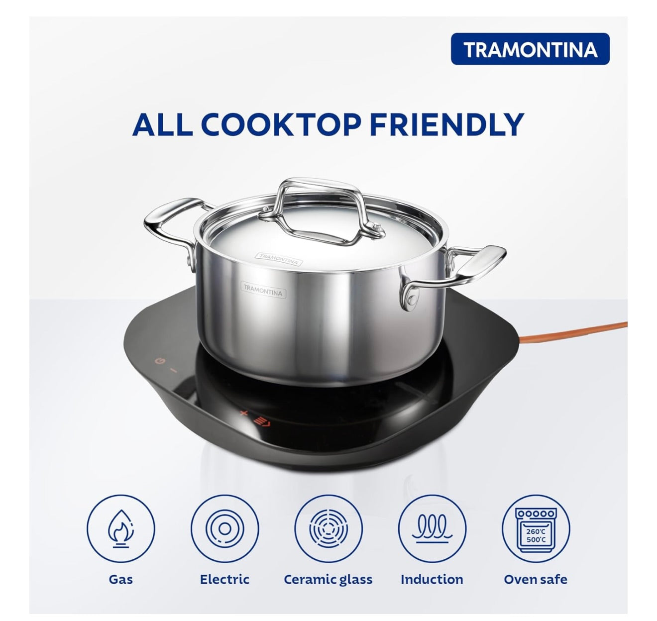Stay Cool Handle I 10 Year Warranty* By Brand, Silver