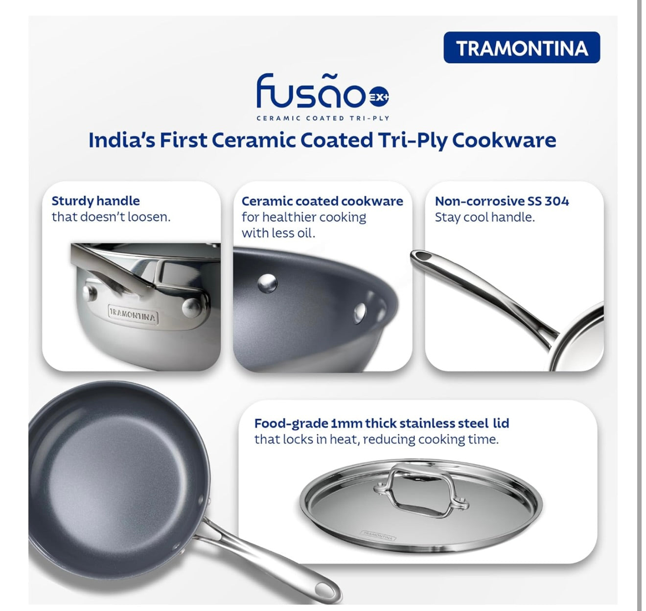 Stay Cool Handle I 10 Year Warranty*, Silver