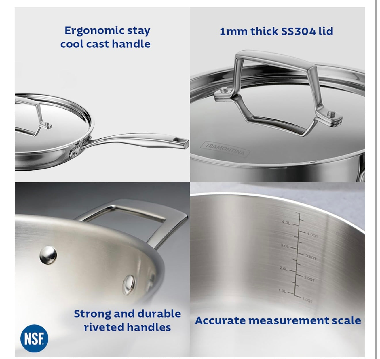 10 Year Warranty*, Stainless Steel, Silver