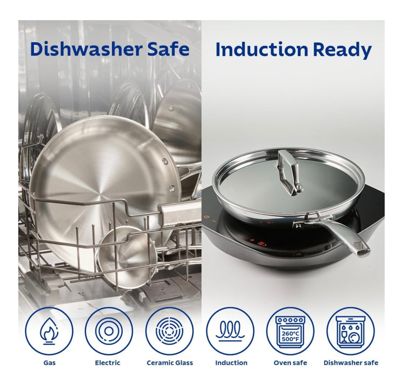 10 Year Warranty*, Stainless Steel, Silver