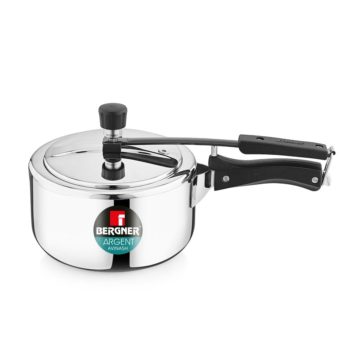 Bergner 1.5L Argent Tri-Ply 18/10 Stainless Steel Inner Lid Pressure Cooker