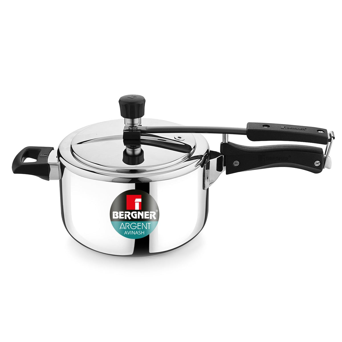 Bergner 3.5L Argent Tri-Ply 18/10 Stainless Steel Inner Lid Pressure Cooker