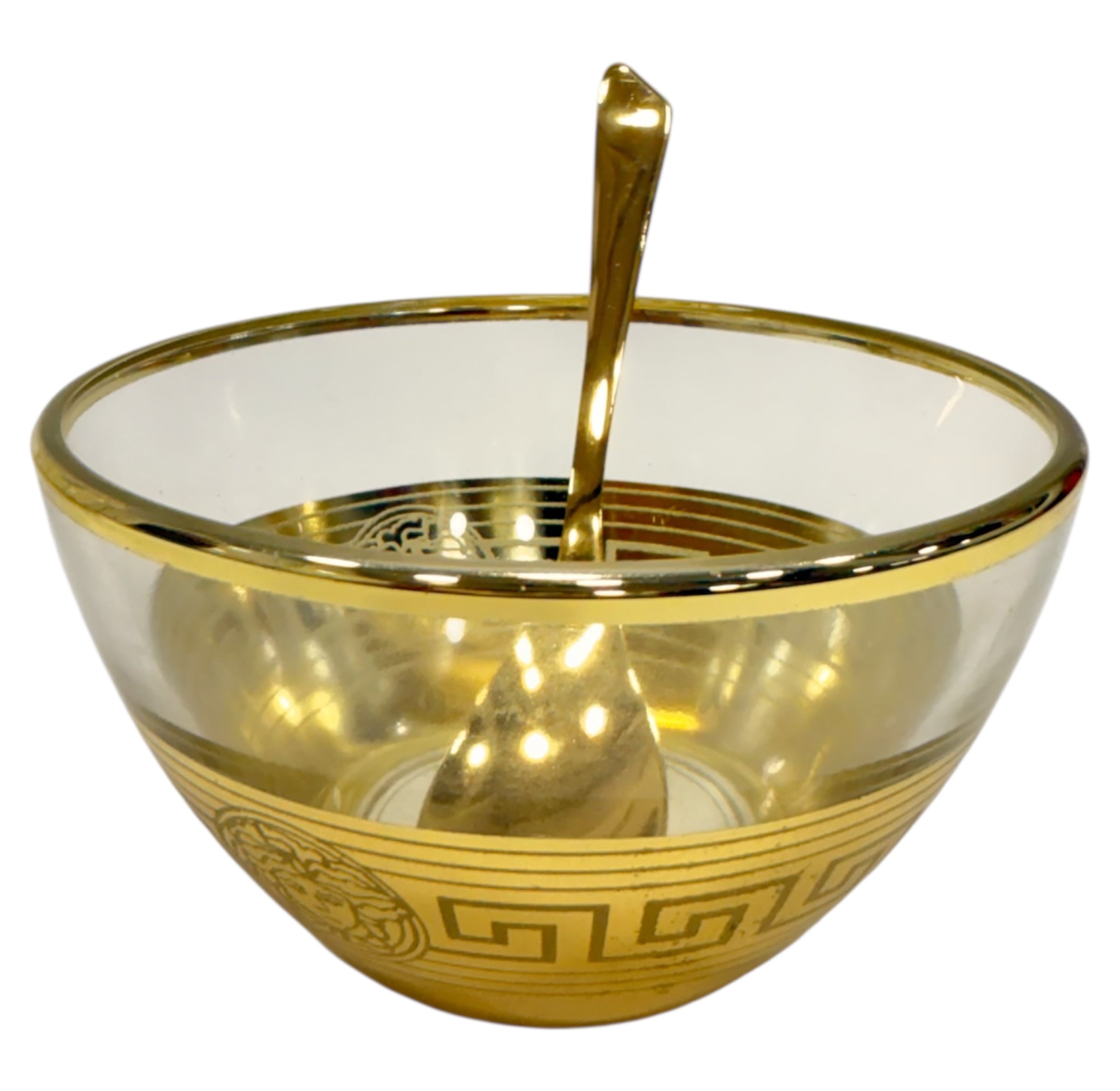 Gold glass Serving set 10 pcs (long)