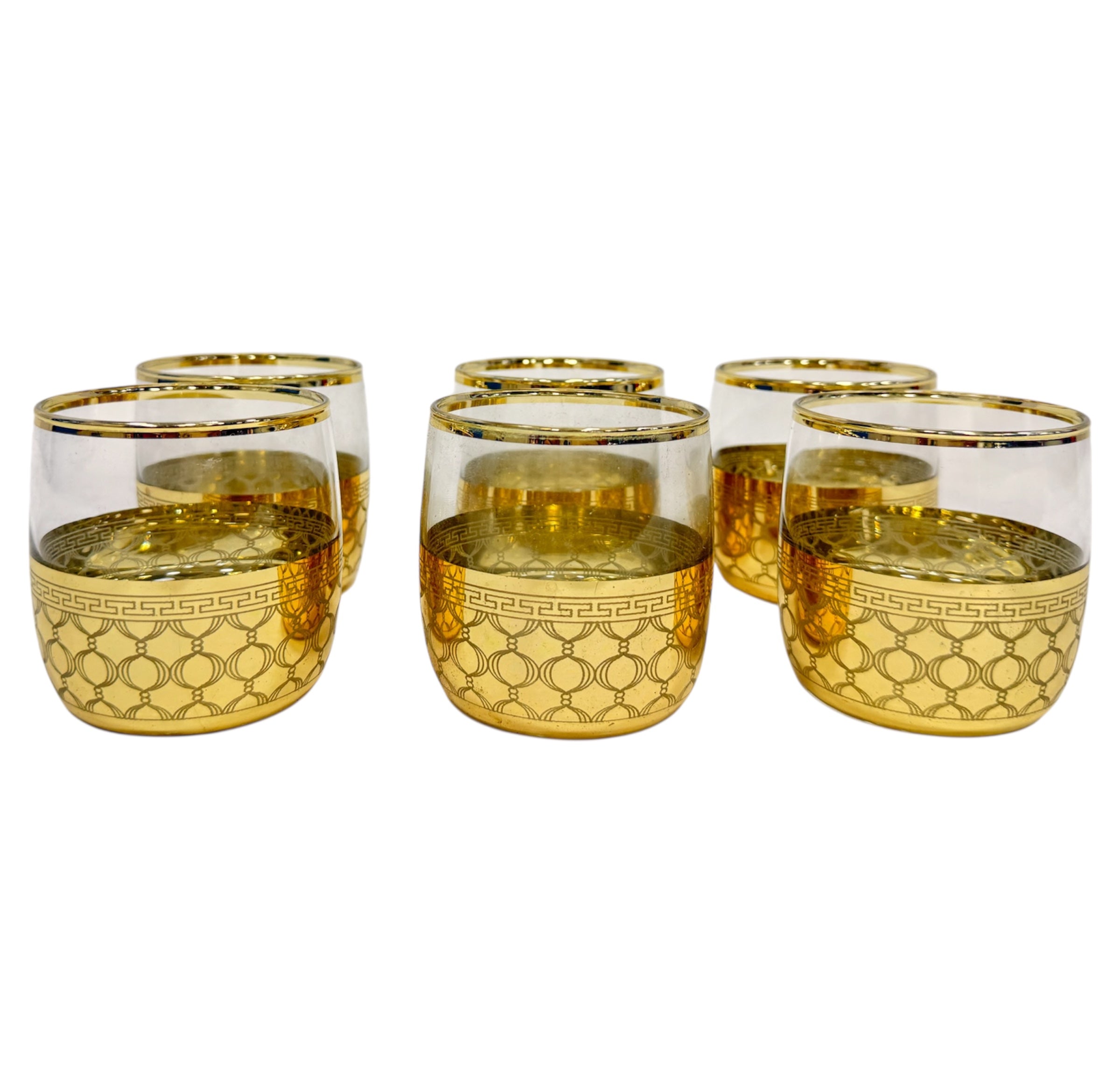Gold glass 6pcs (small)
