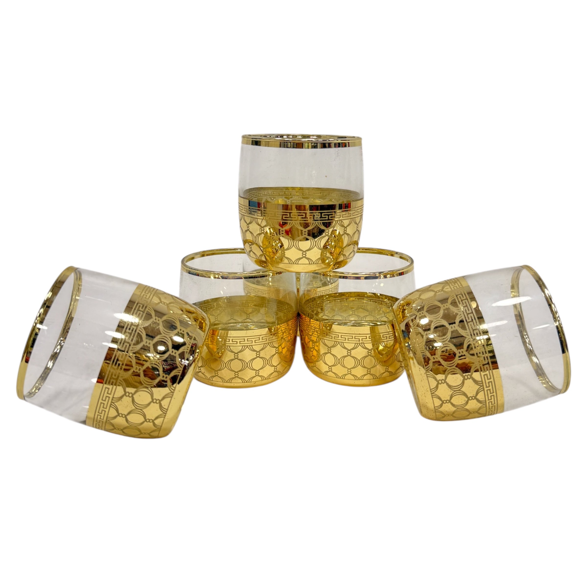 Gold glass 6pcs (small)