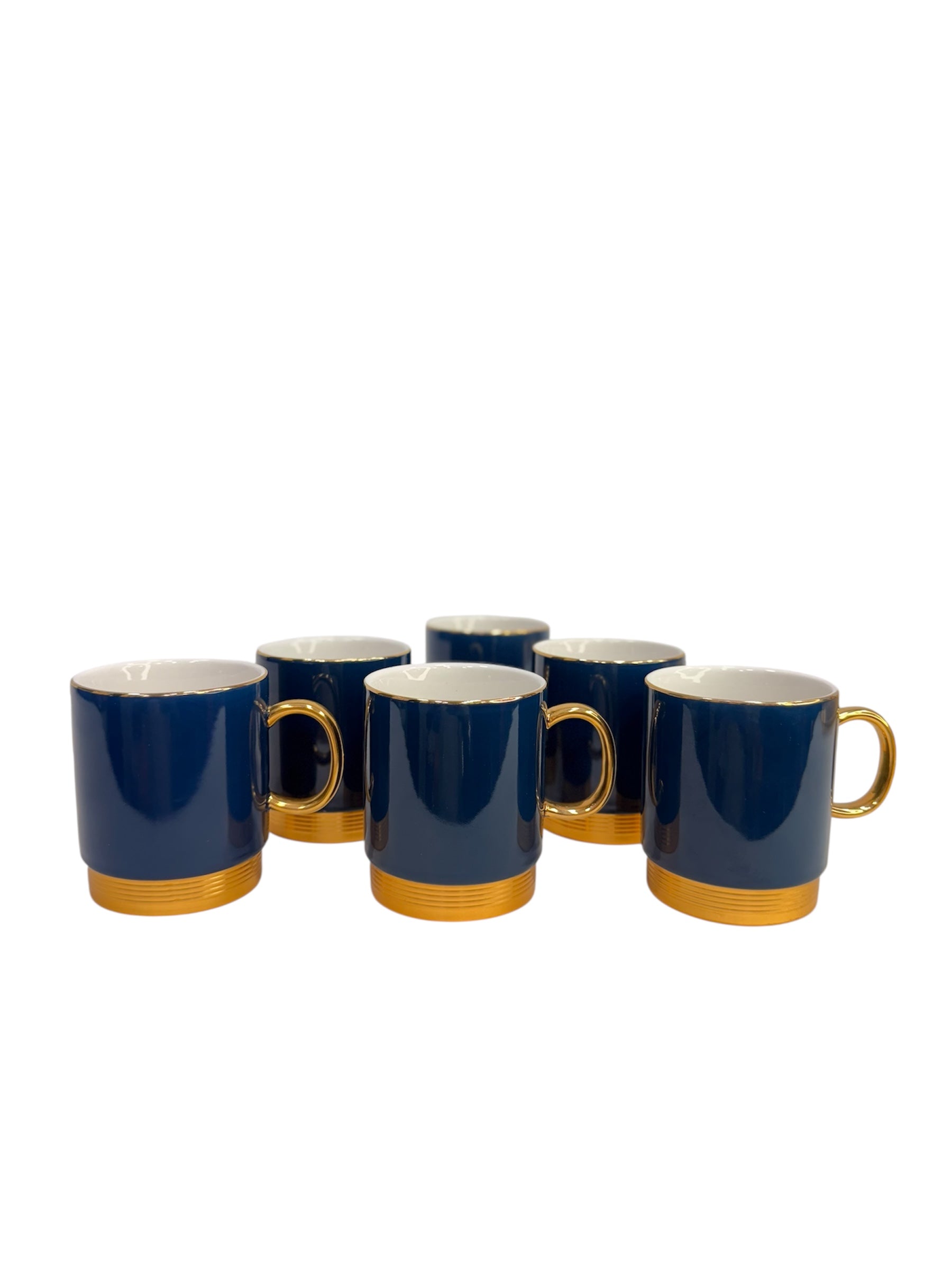 Coffee/Tea Mugs 7 pcs set gold