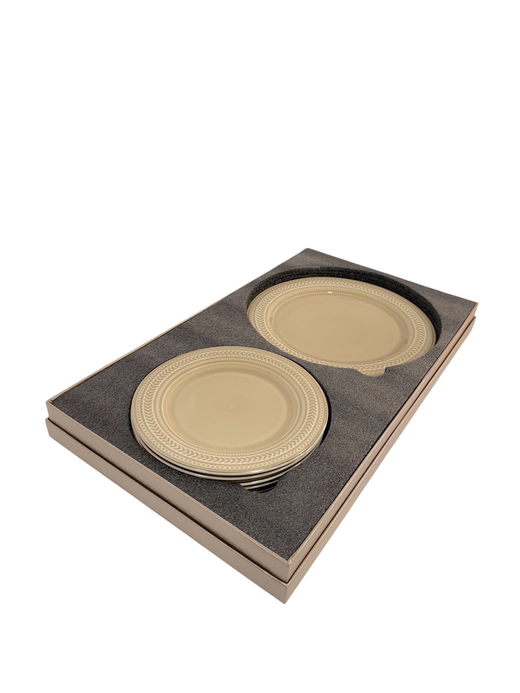 Gold line snack set 7 pcs (Brown)
