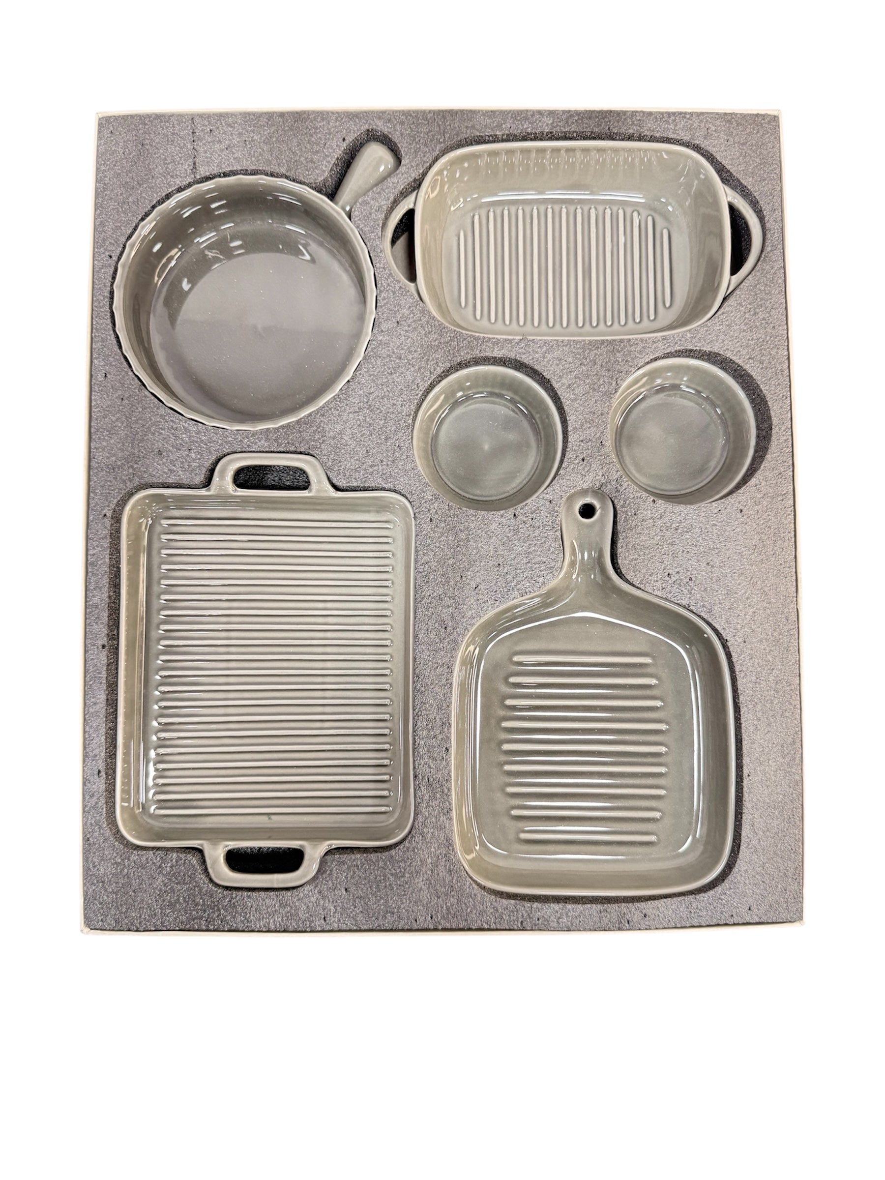 Platter set 8 pcs (green)