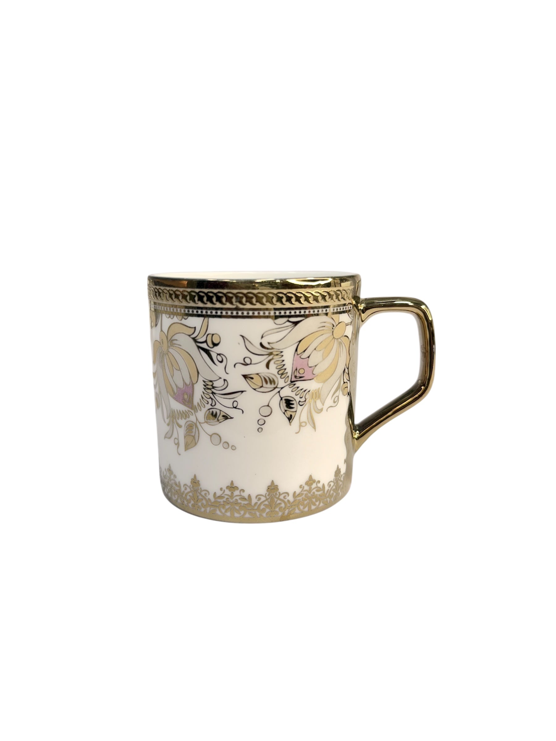 Luxury collection 6 pcs gold cup fine tableware