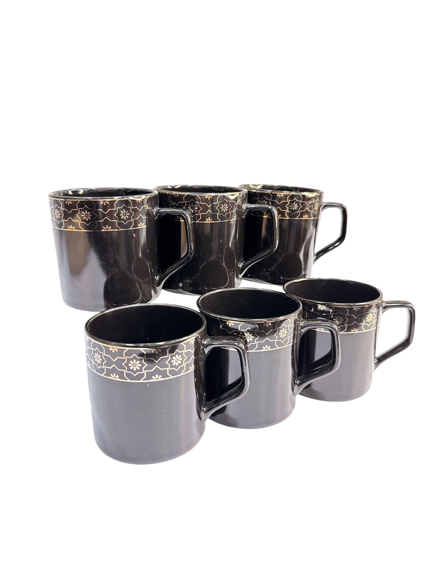 Luxury collection 6 pcs gold cup fine tableware