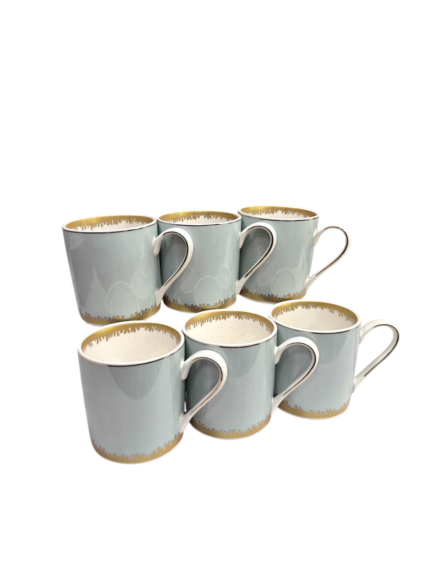 Exclusive collection 6 pcs 24ct gold plated cup