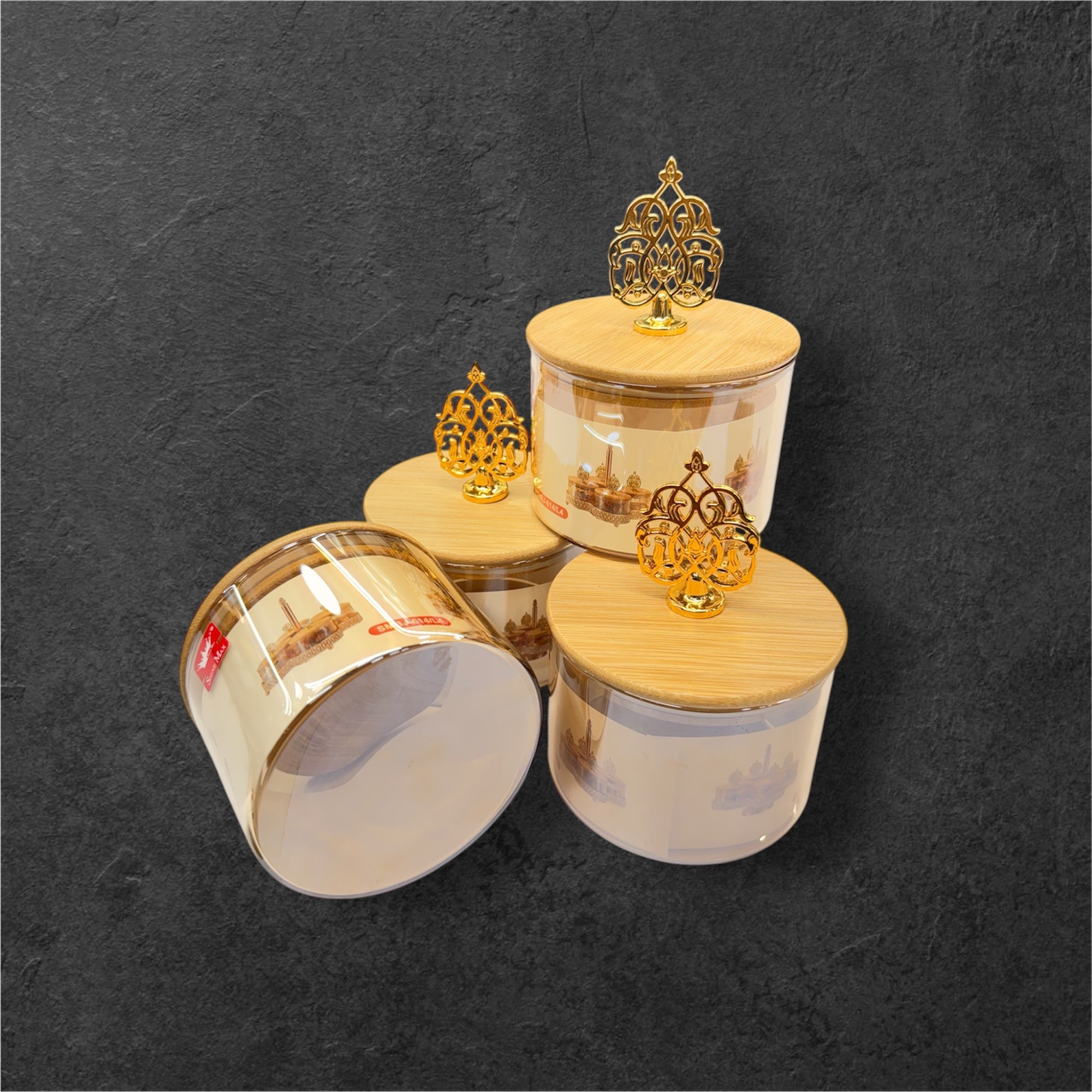 4 pcs candy jar
