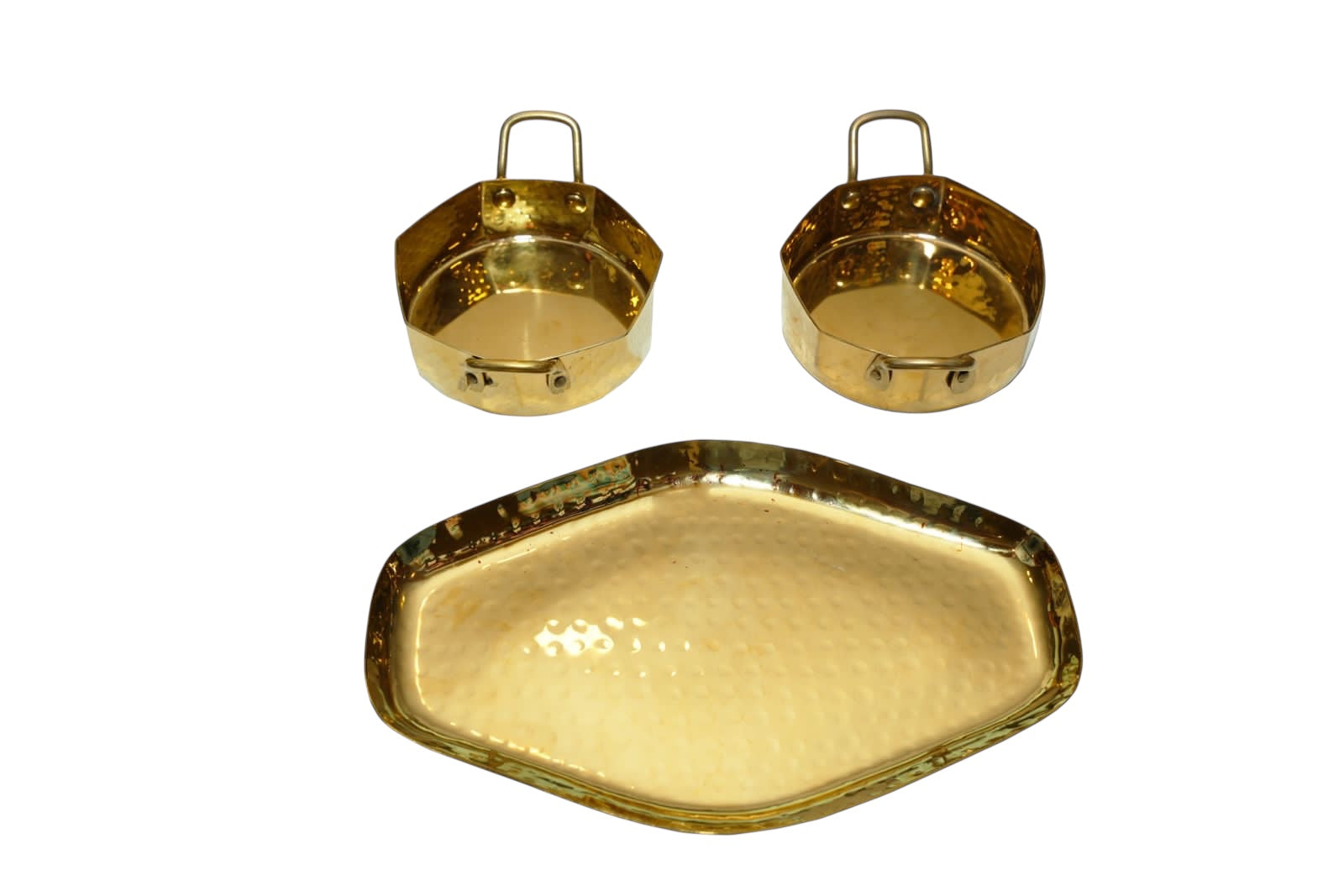 6 pcs pvd gold serve set