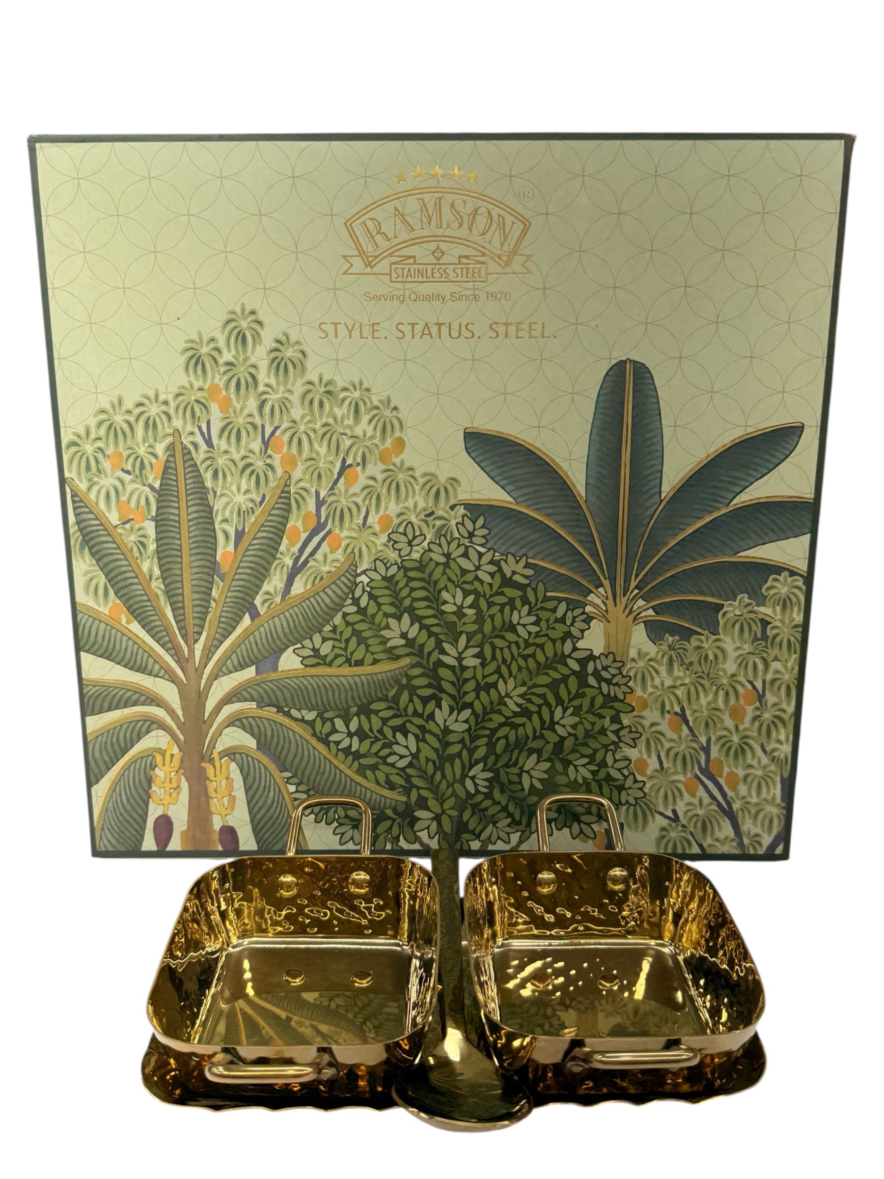 Festive feast set pvd gold 4 pcs