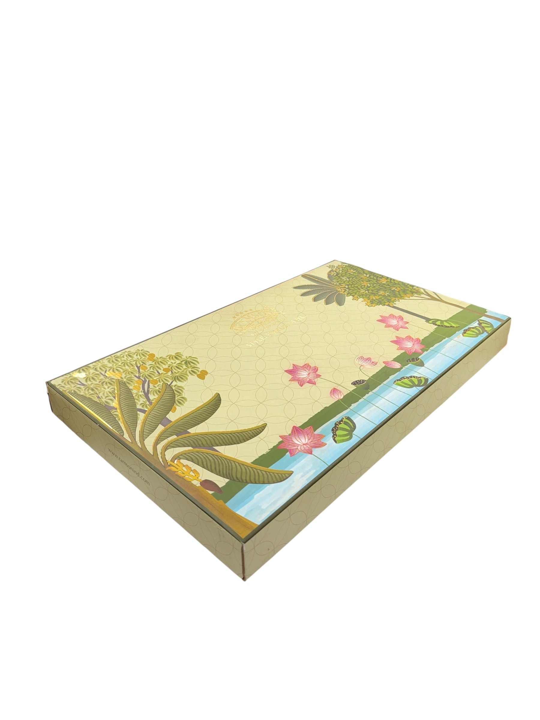 14 pcs pvd gold square snack set