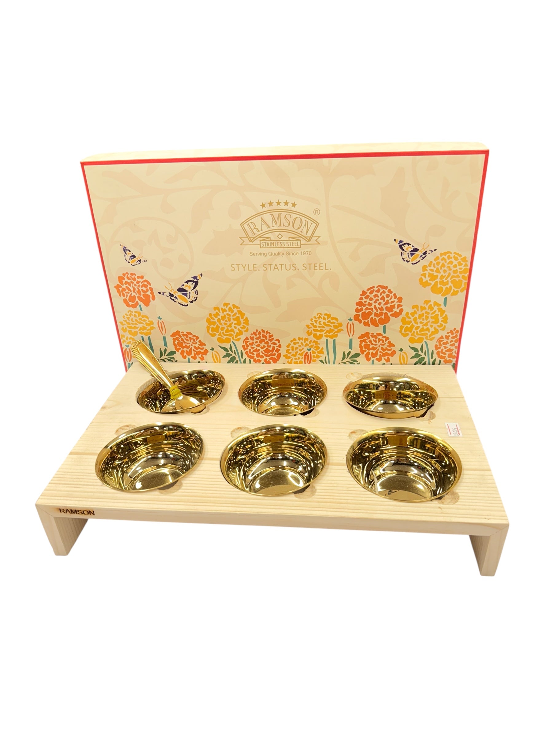 13 pcs Dessert set pvd gold