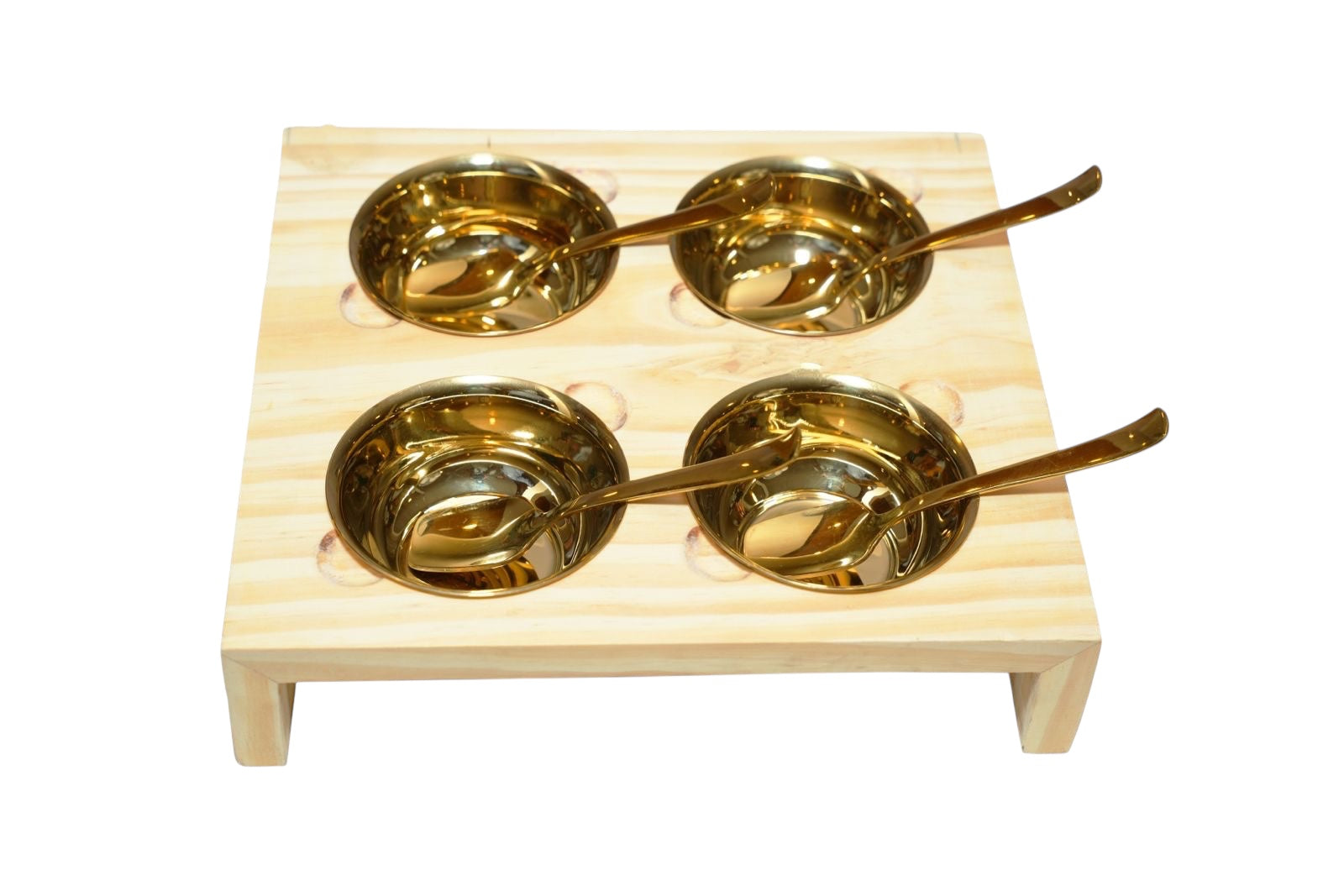 9 pcs dessert set pvd gold
